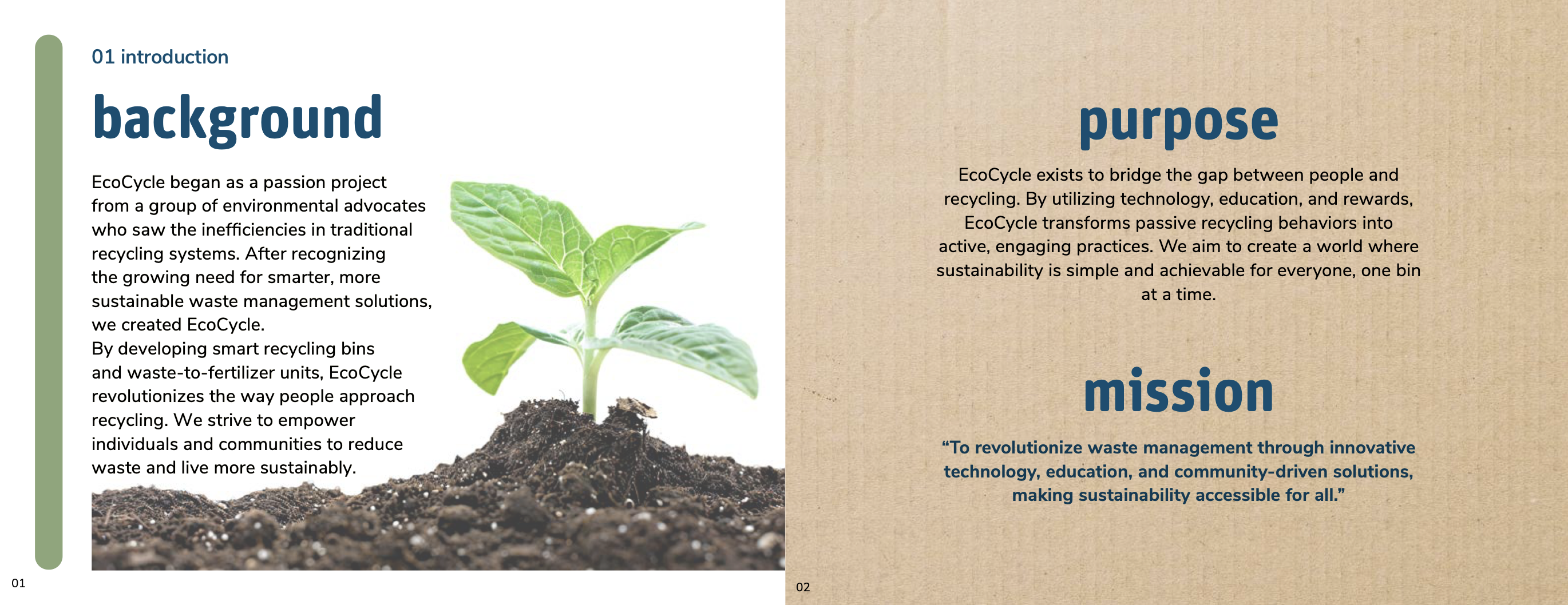 Eco Cycle Style Guide selected page 01.