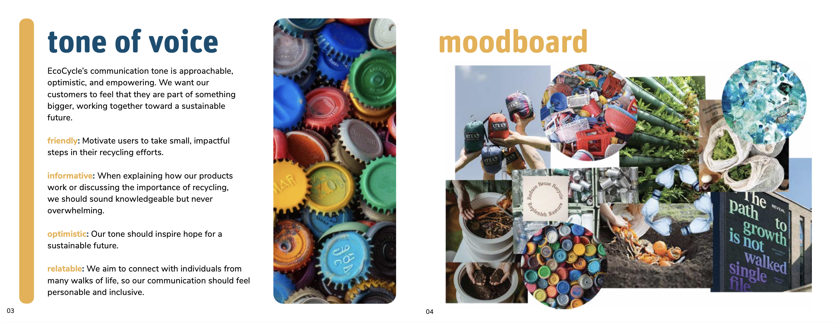 Eco Cycle Style Guide selected page 02.