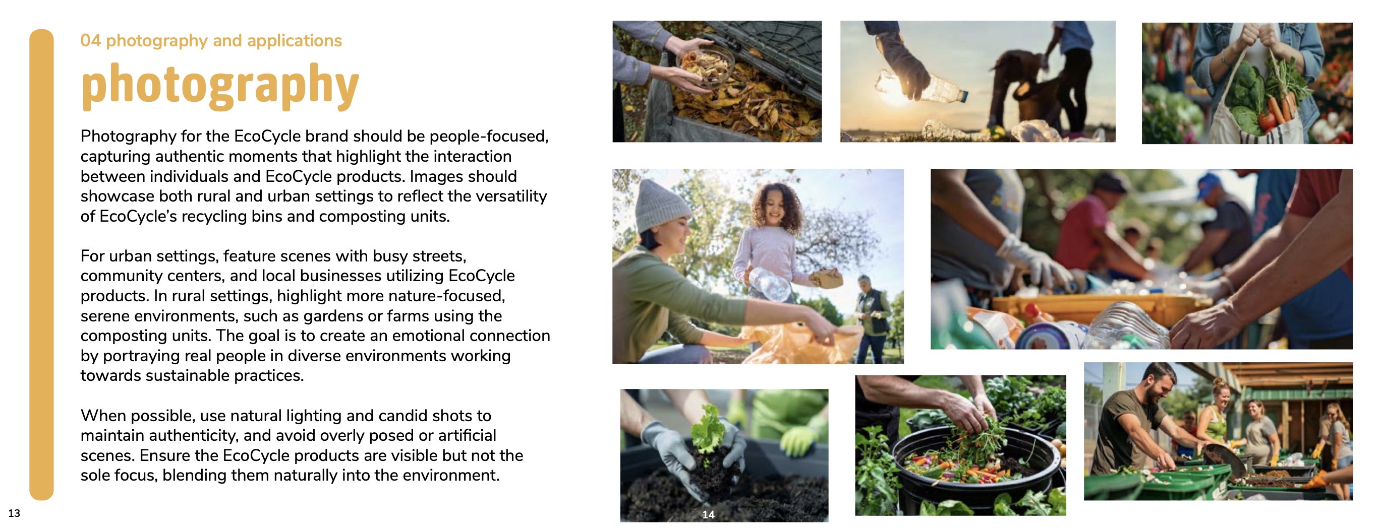 Eco Cycle Style Guide selected page 07.