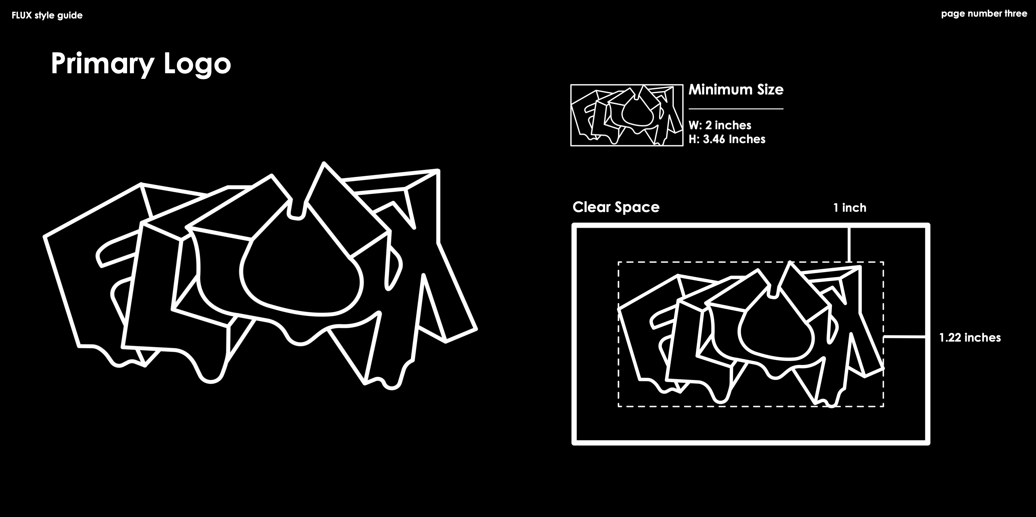 FLUX Style Guide selected page 04.