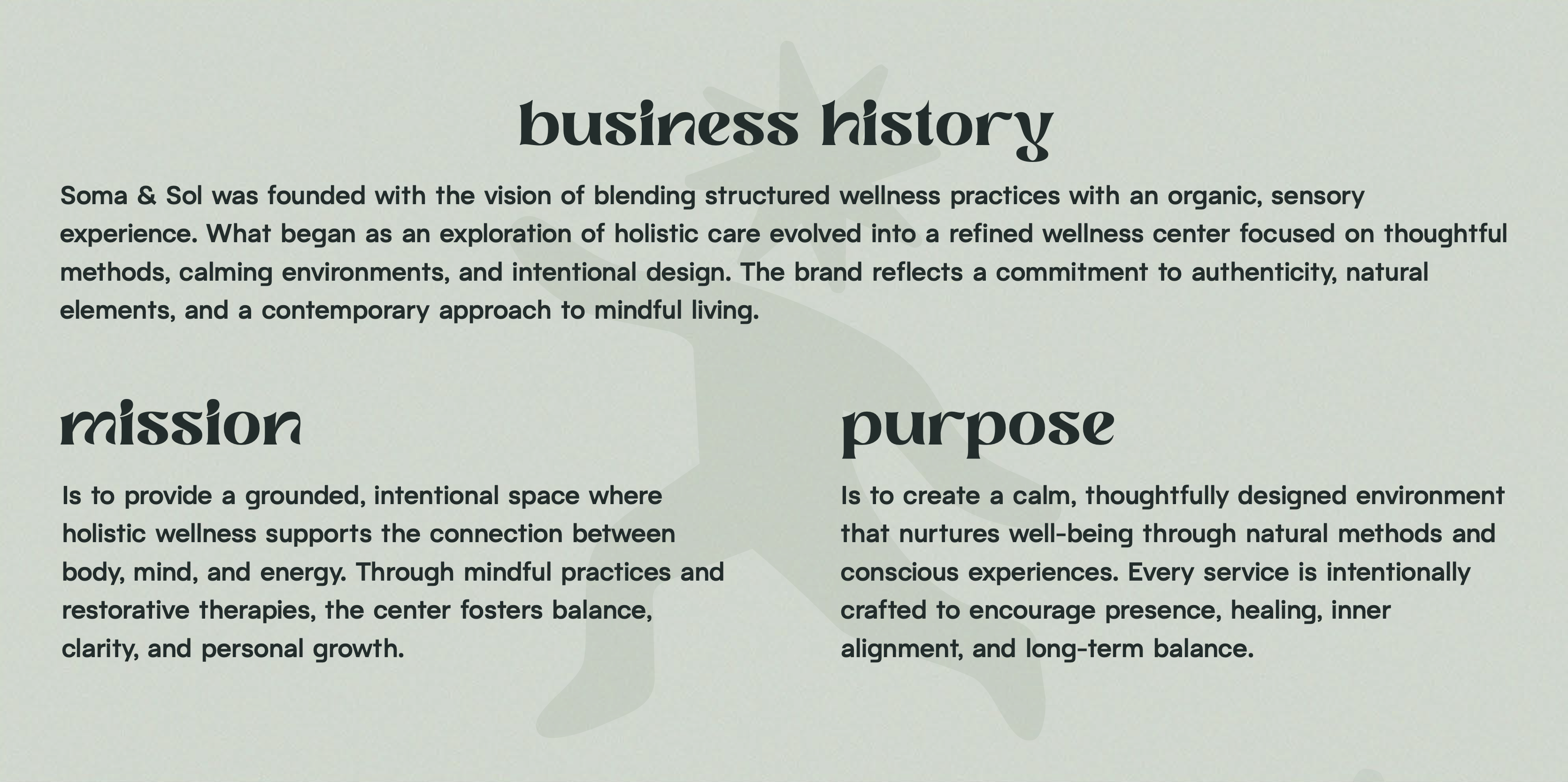 Soma & Soul Style Guide selected page 02.