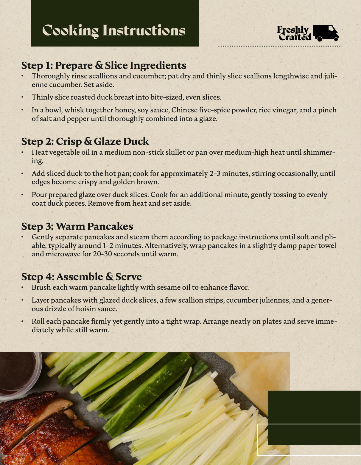 Tastefully Designed recipe layout selected student outcome 02.