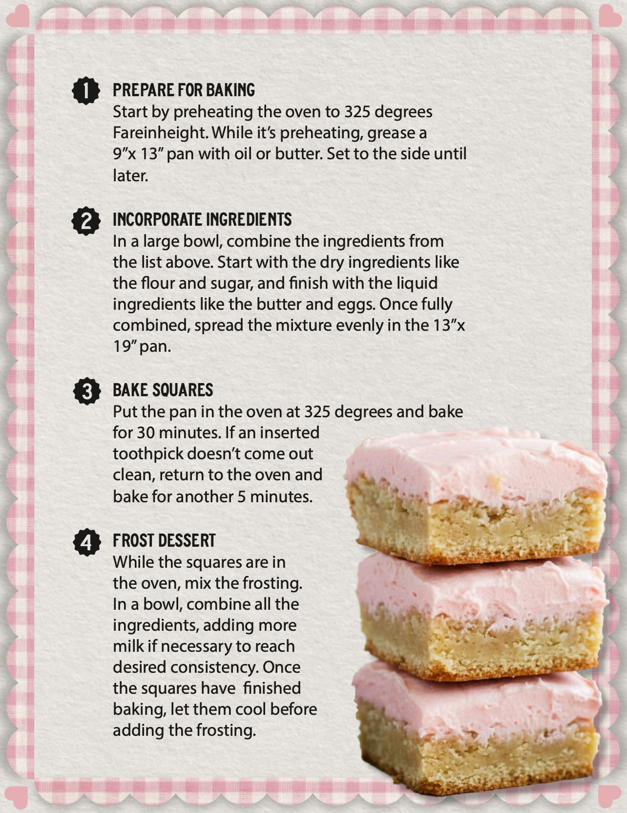 Tastefully Designed recipe layout selected student outcome 04.