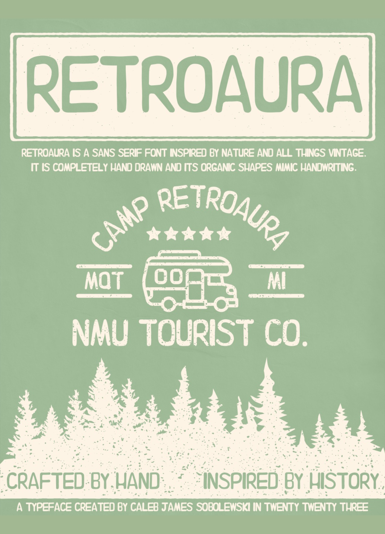 Font and Specimen Poster selected student outcome 04.
