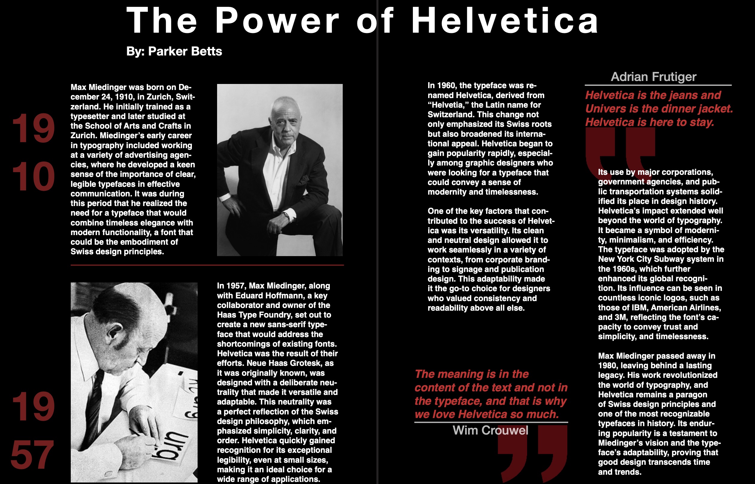 Typographic Legacies selected student outcome 08.