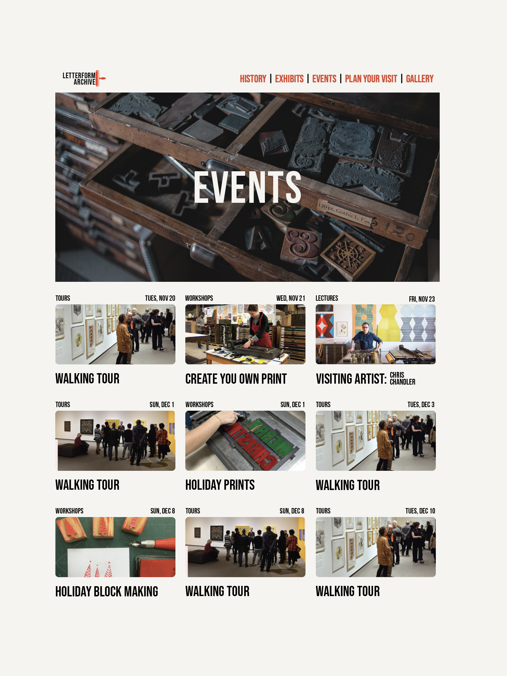 Website Typography selected student outcome 05.