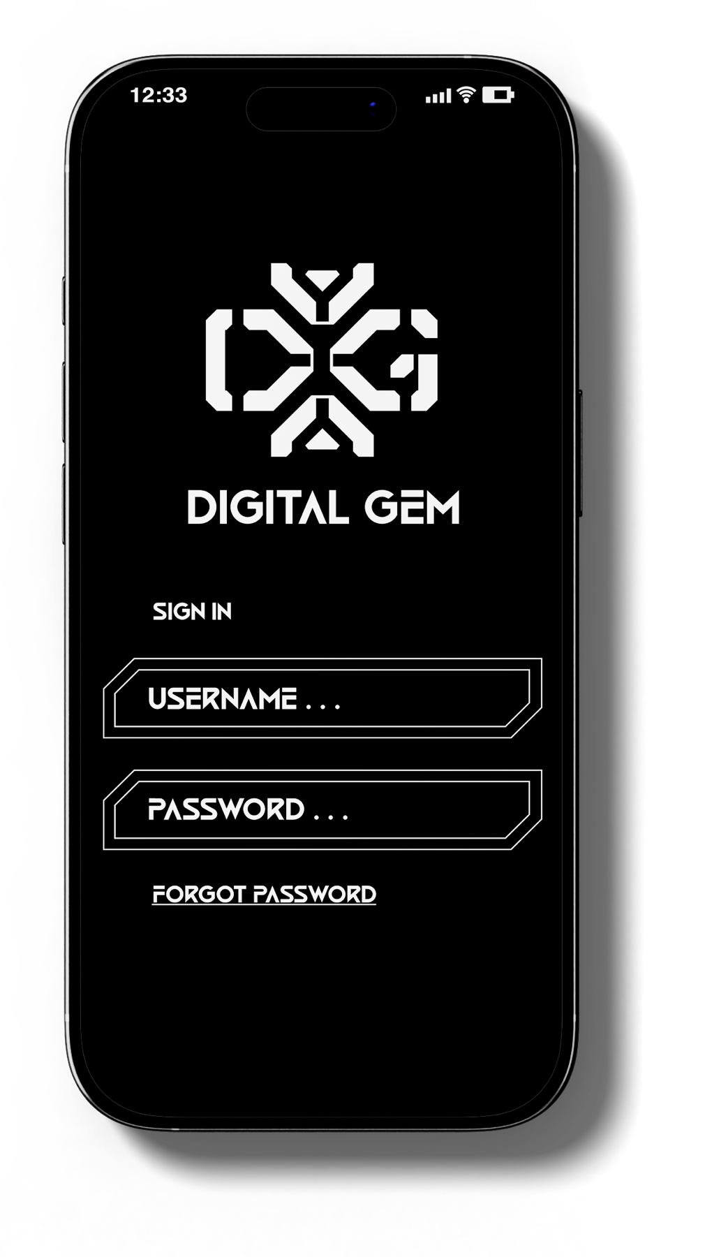 Sci-fi interface direction opening screen.